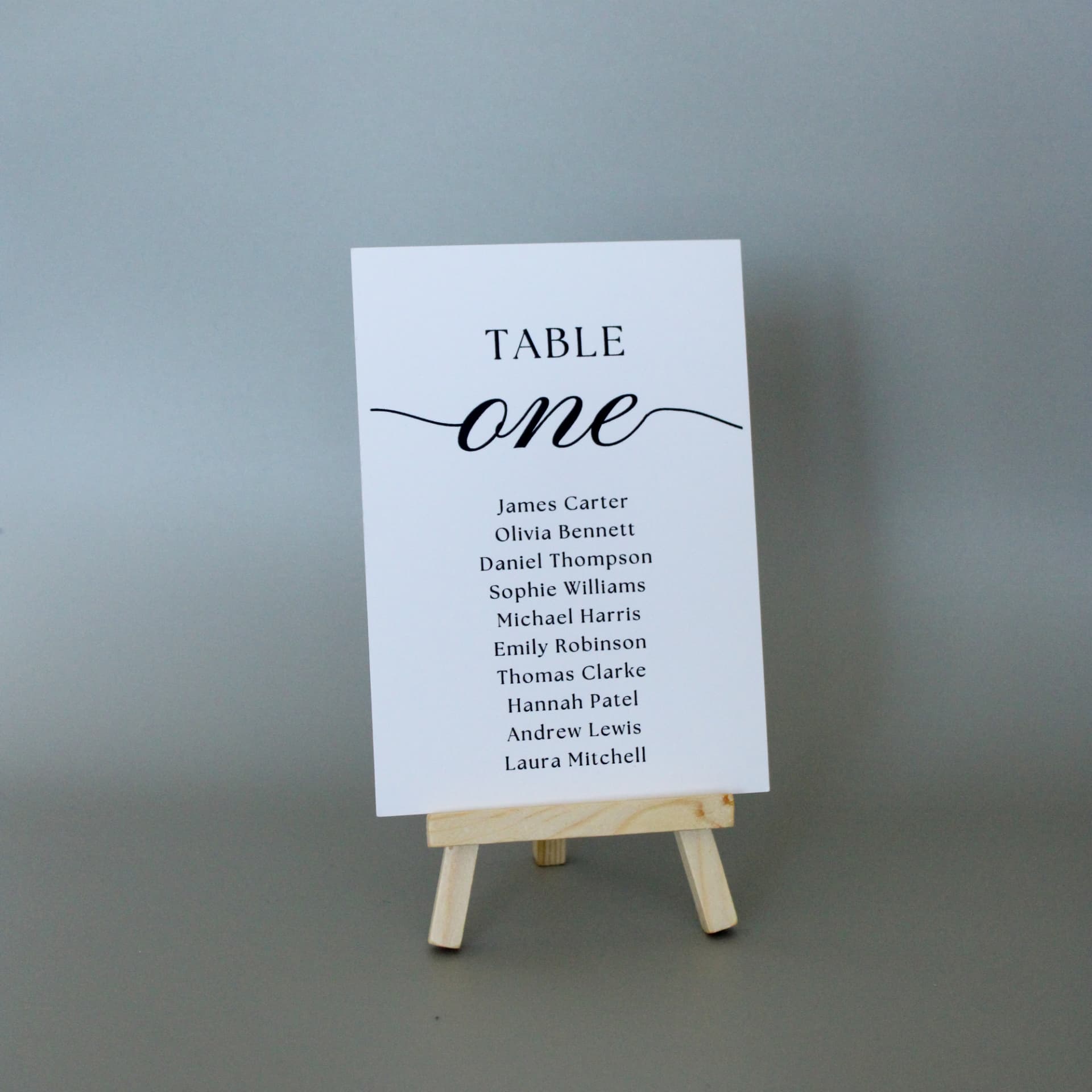 Seating Plan Cards