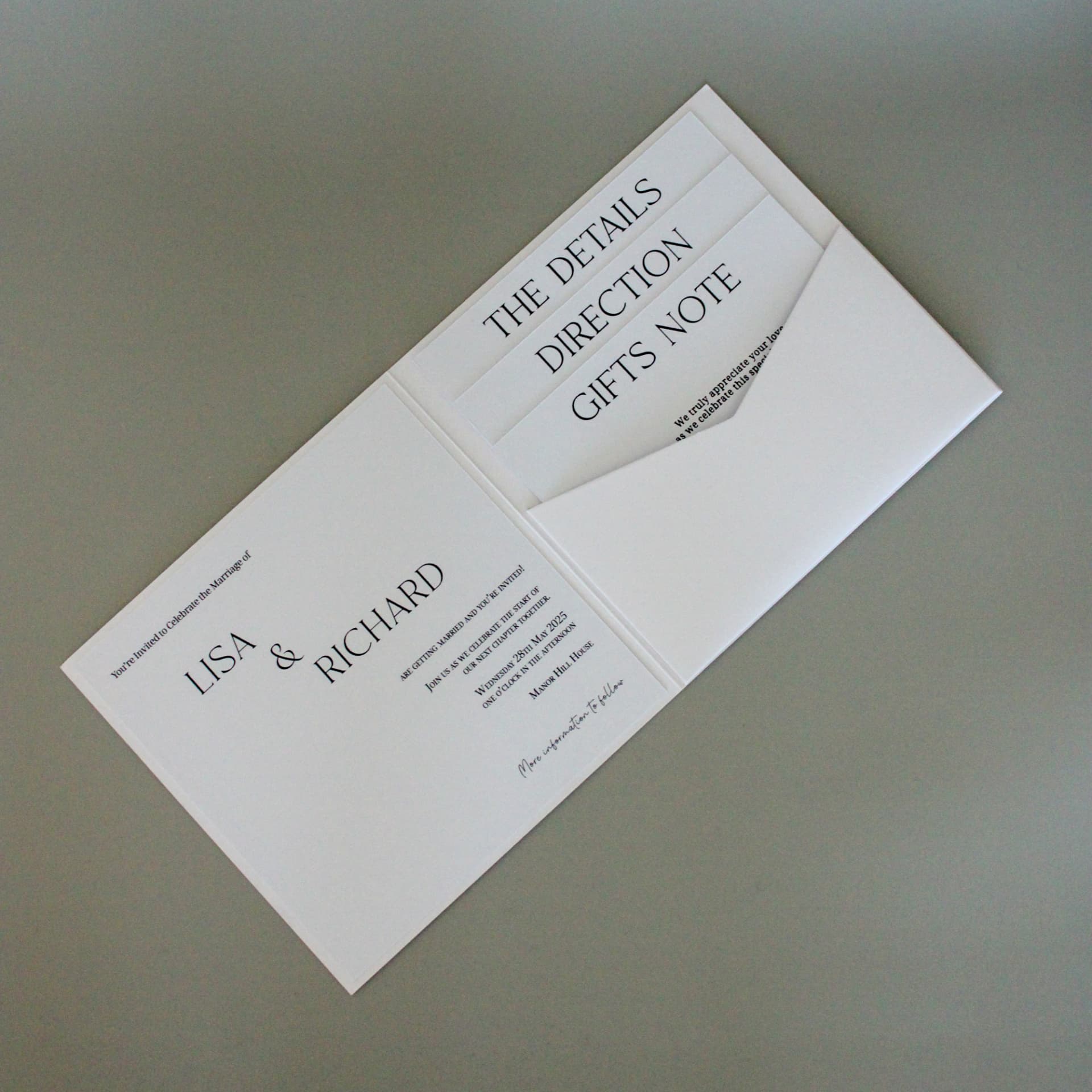 Pocketfold Invitation