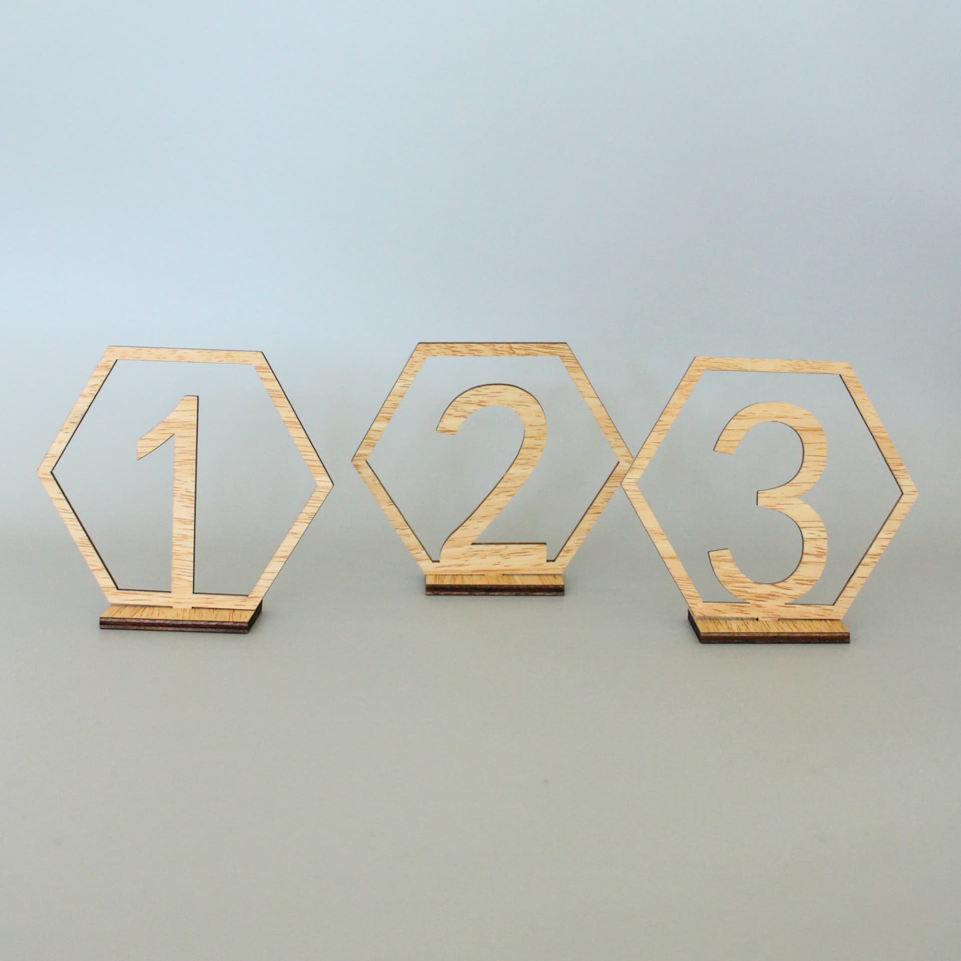 Wooden Table Numbers